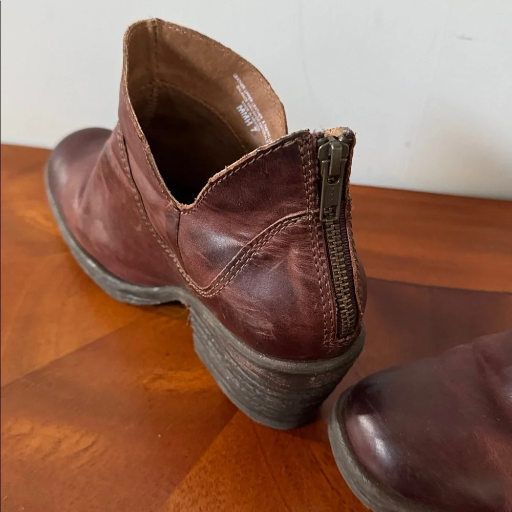 Born Dark Brown Ankle Booties - Picture 4 of 7